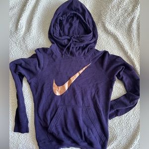 Nike purple & gold hoodie